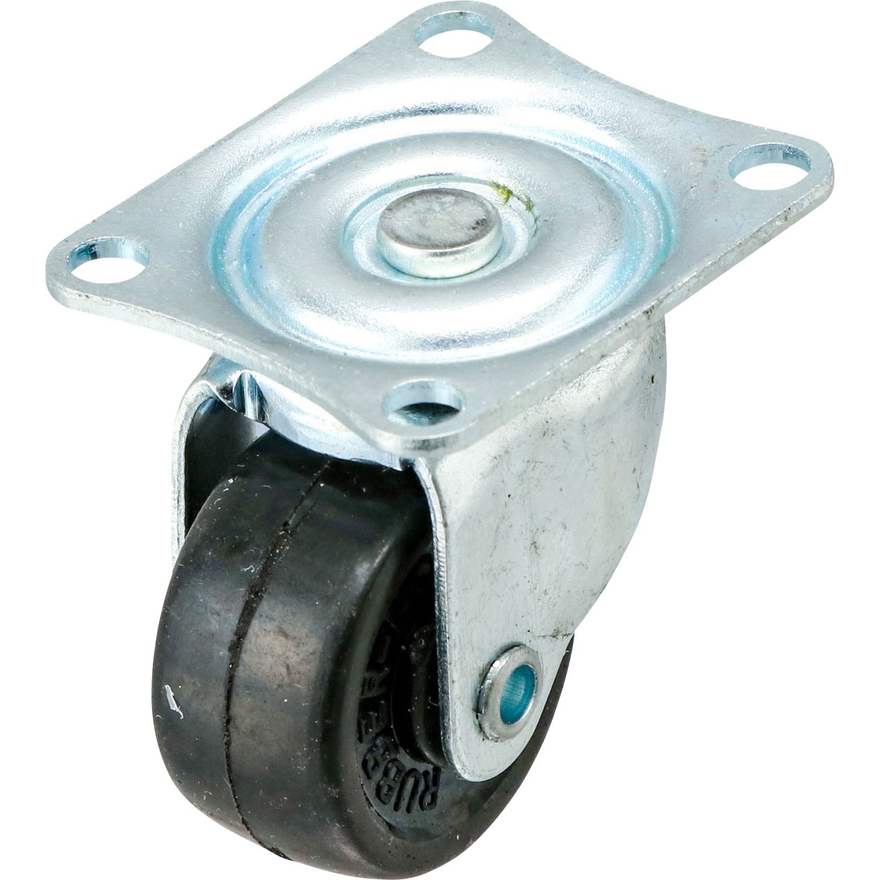 キャスター 自在車 ゴム プレート式 モノタロウ 単輪 許容荷重7.85daN