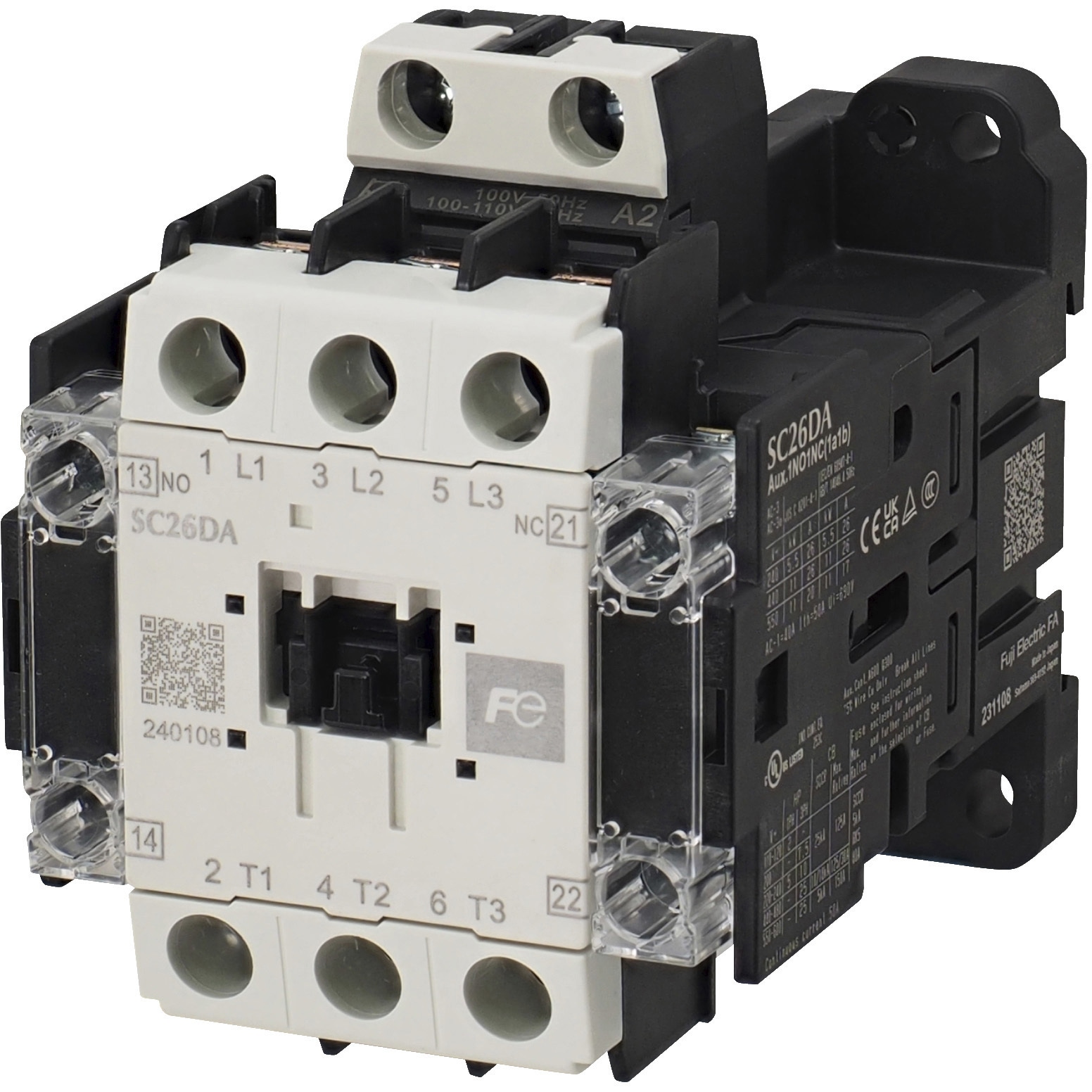SC26DA-S33 電磁接触器 富士電機 コイル電圧AC380V 交流操作形 SC26DA