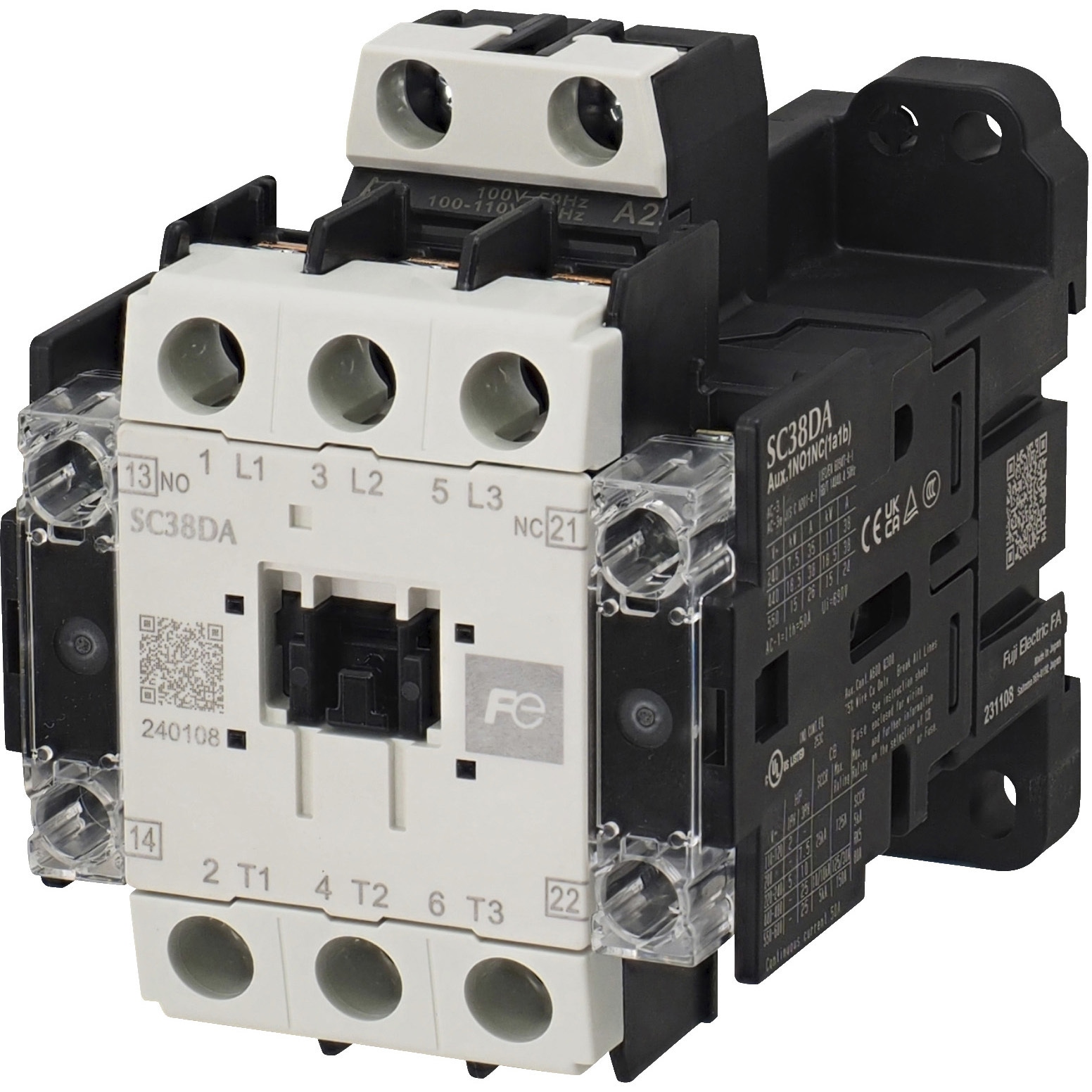 SC38DAH-M22Z3 電磁接触器 富士電機 コイル電圧AC220V 交流操作形