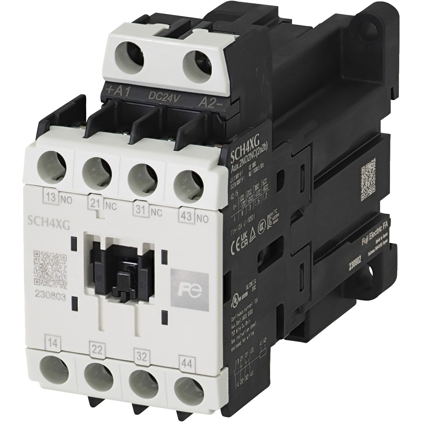 SCH4XG-233Z3 電磁接触器 富士電機 コイル電圧DC200V 直流操作形 補助