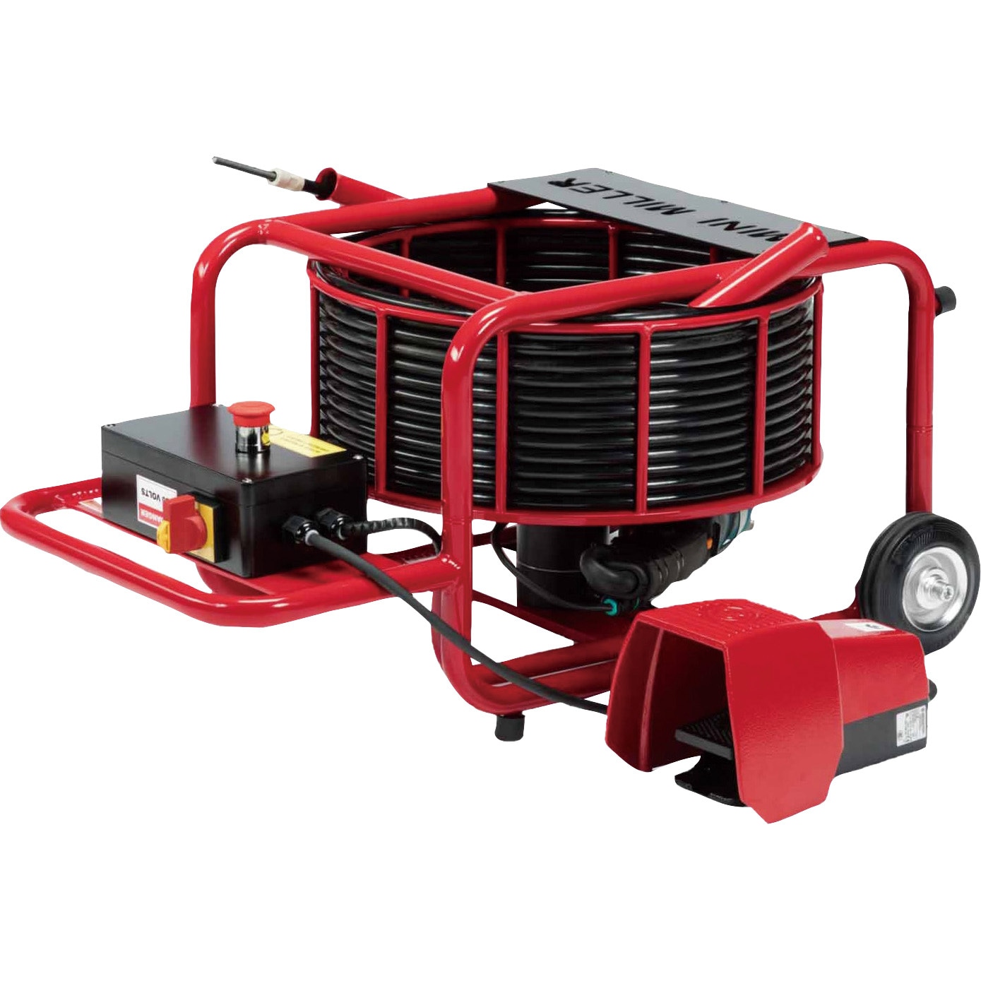 MAD-1 マッドサイクロンMINI カンツール ワイヤー寸法(Φmm×m)8×17パイプ径(清掃能力)50～100mm 1式 MAD-1