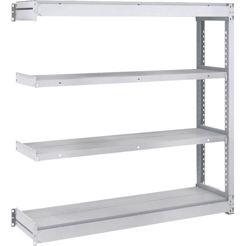 TUG100-44K-4B 軽量ボルトレス棚TUG型 連結型 TRUSCO ホワイト色 荷重100kg/段 4段 高さ1200mm  TUG100-44K-4B 18,446円