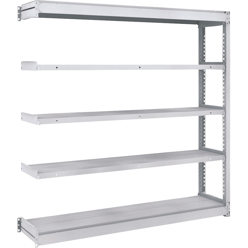 TUG100-55K-5B 軽量ボルトレス棚TUG型 連結型 TRUSCO ホワイト色 荷重100kg/段 5段 高さ1500mm  TUG100-55K-5B