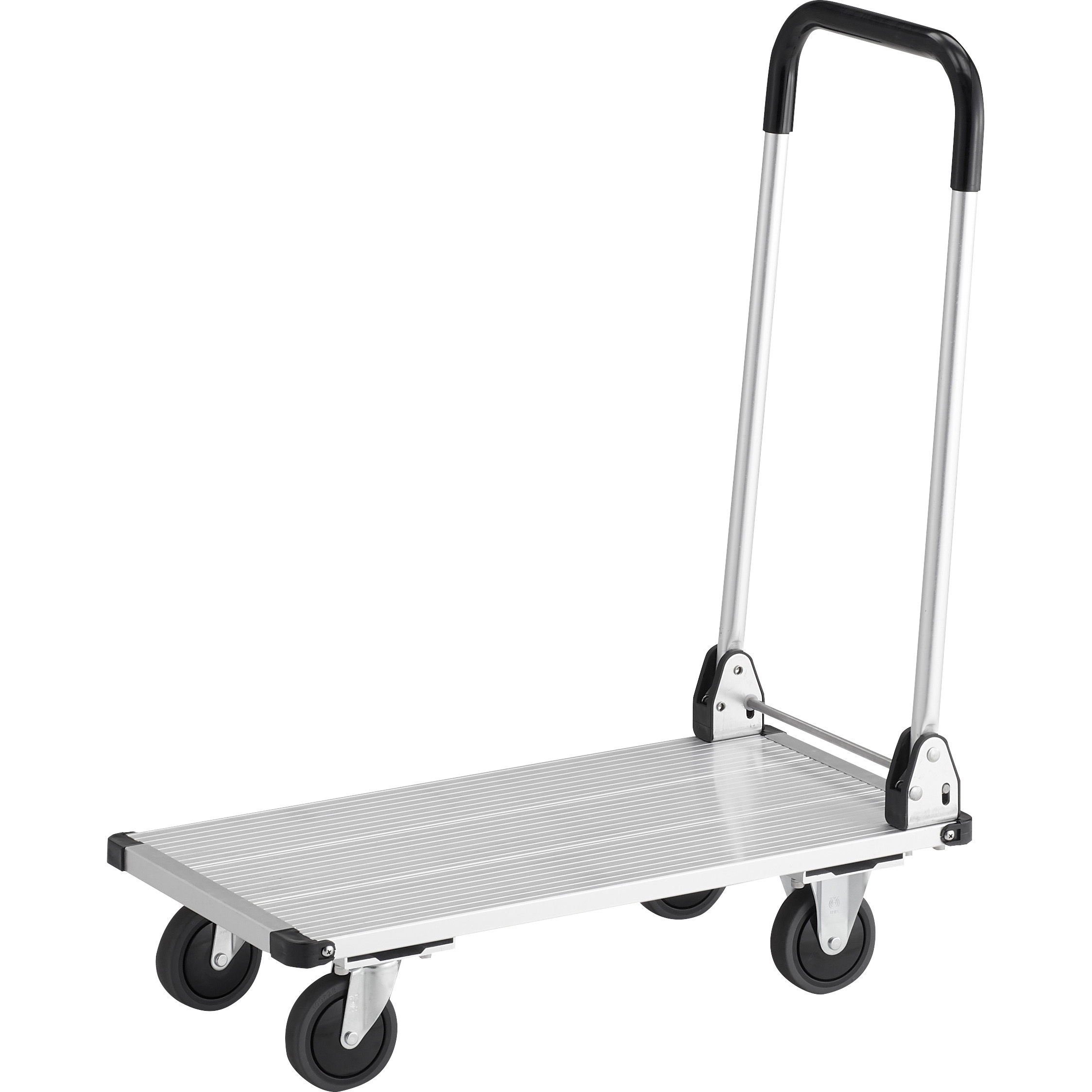 TRUSCO オールSUS製運搬車 折りたたみ式 915×615mm 省音ウレタン車 SUS-301NU 1台 完成品 TRUSCO オールSUS製運搬車 折りたたみ式 915×615mm 省音ウレタン車 SUS-