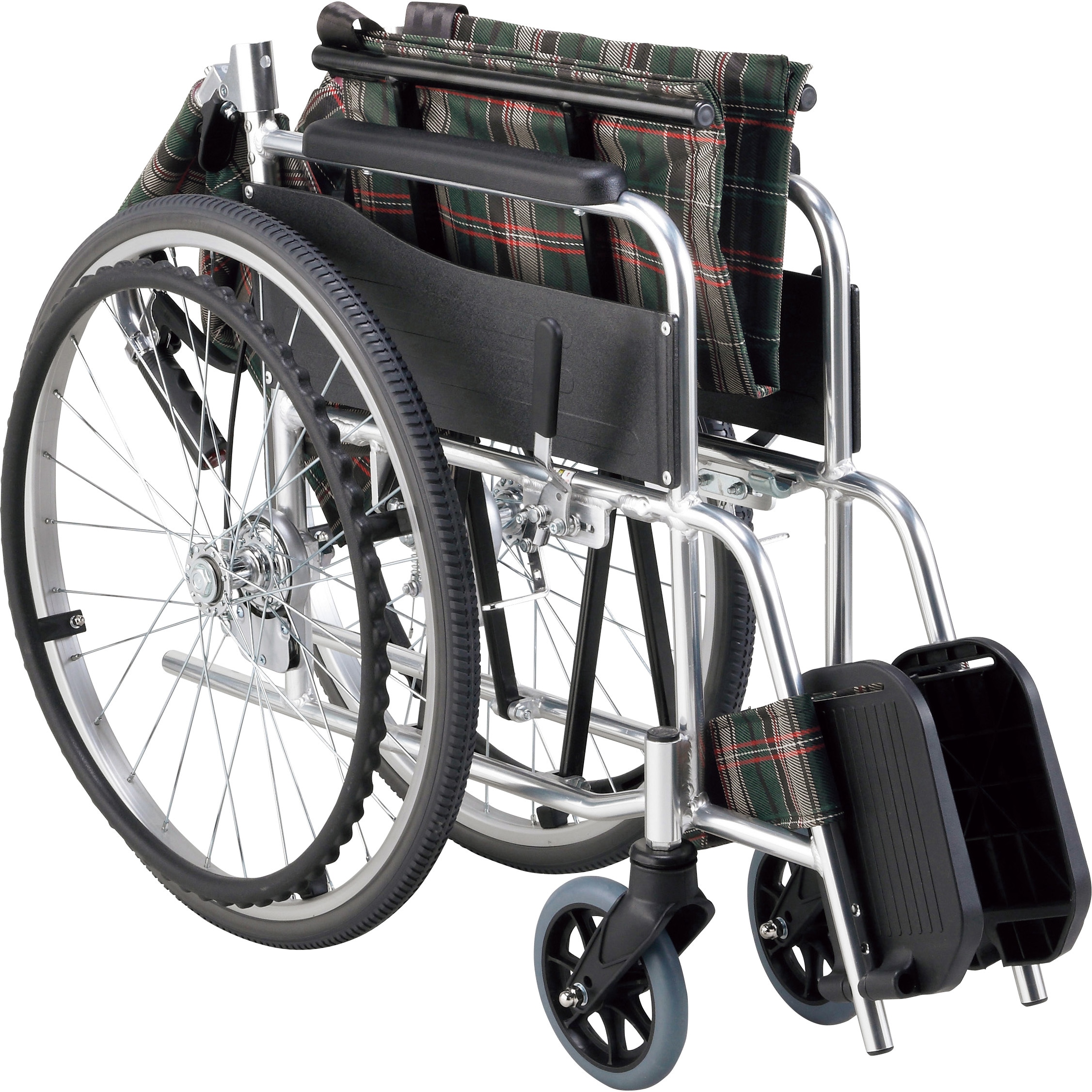 KS50M-46GCS ワイドタイプ車いす (自走式・背折れタイプ) KS50M