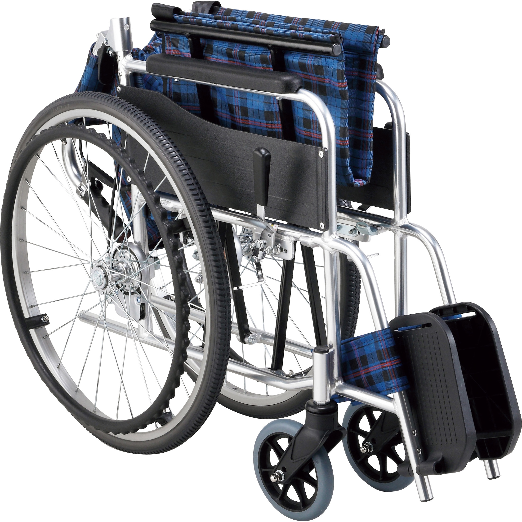 KS50M-46NCS ワイドタイプ車いす (自走式・背折れタイプ) KS50M 1台  