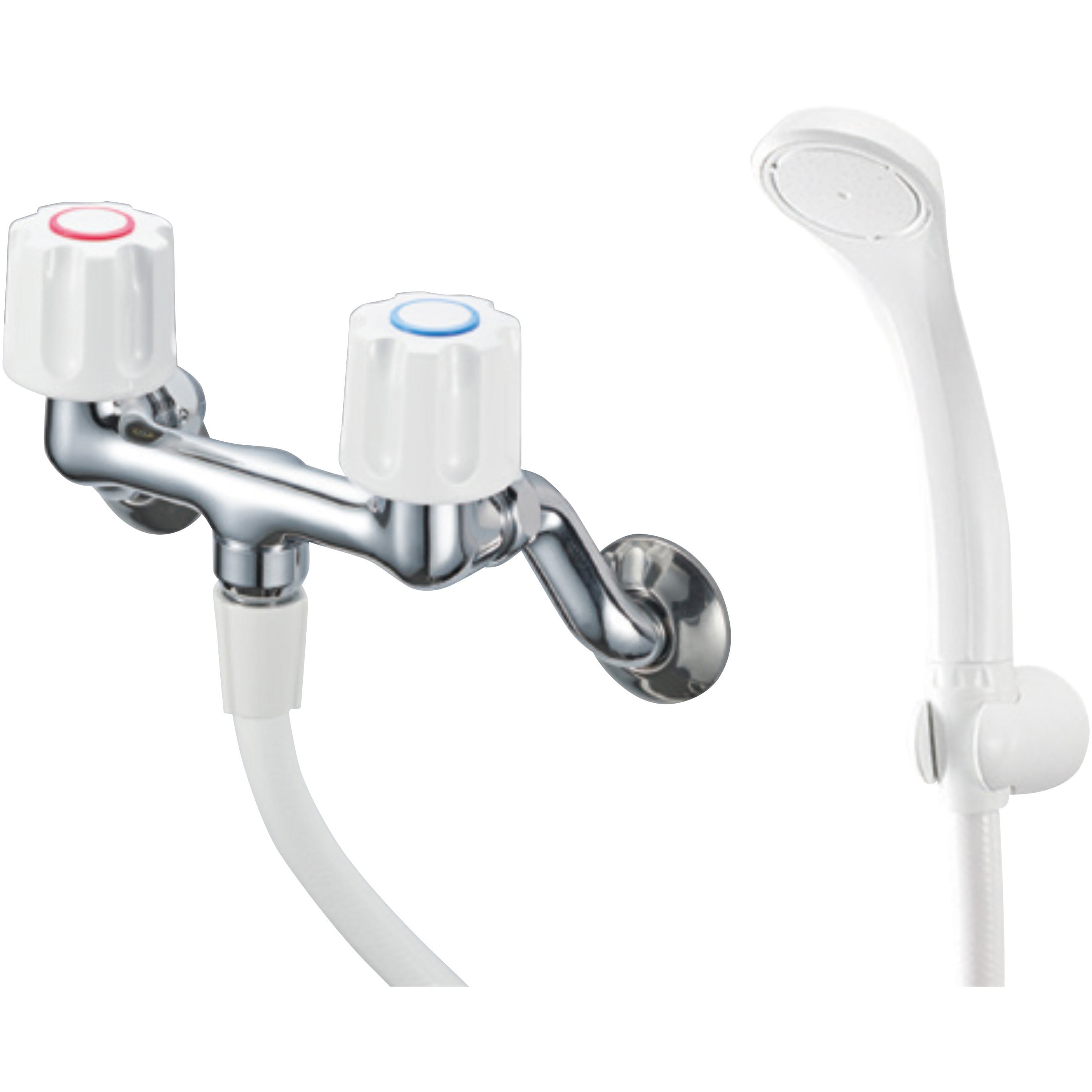 SK110-W-13 ツーバルブシャワー混合栓 SANEI(旧:三栄水栓製作所) 浴室用