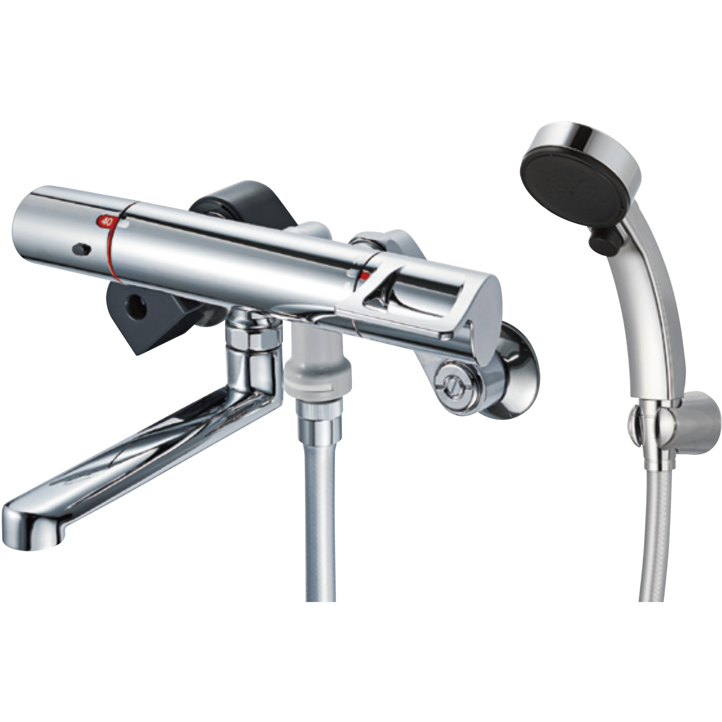 SK18141K-T5L17 サーモシャワー混合栓 SANEI(旧:三栄水栓製作所) 吐水口長さ170mmパイプ長170mm  SK18141K-T5L17