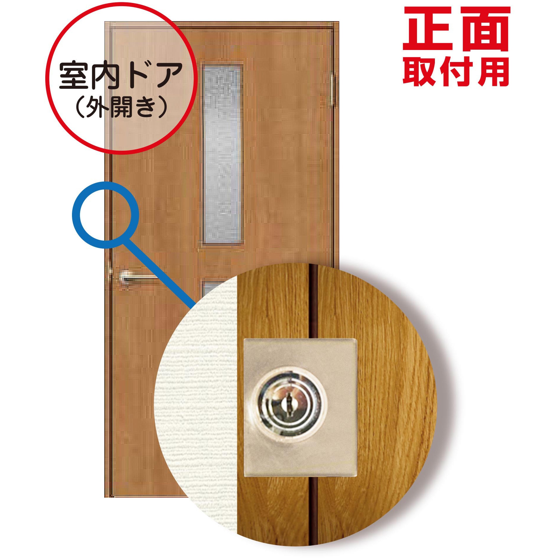 IB-150 扉や引出しのカギ! 1セット WAKI(和気産業) 【通販