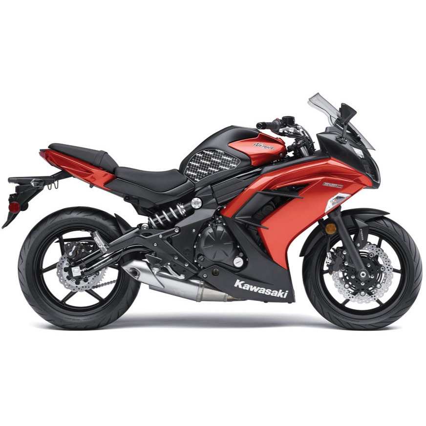 Ninja650R 07～08 トラクションパッド ブラック STOMPGRIP（ストンプ