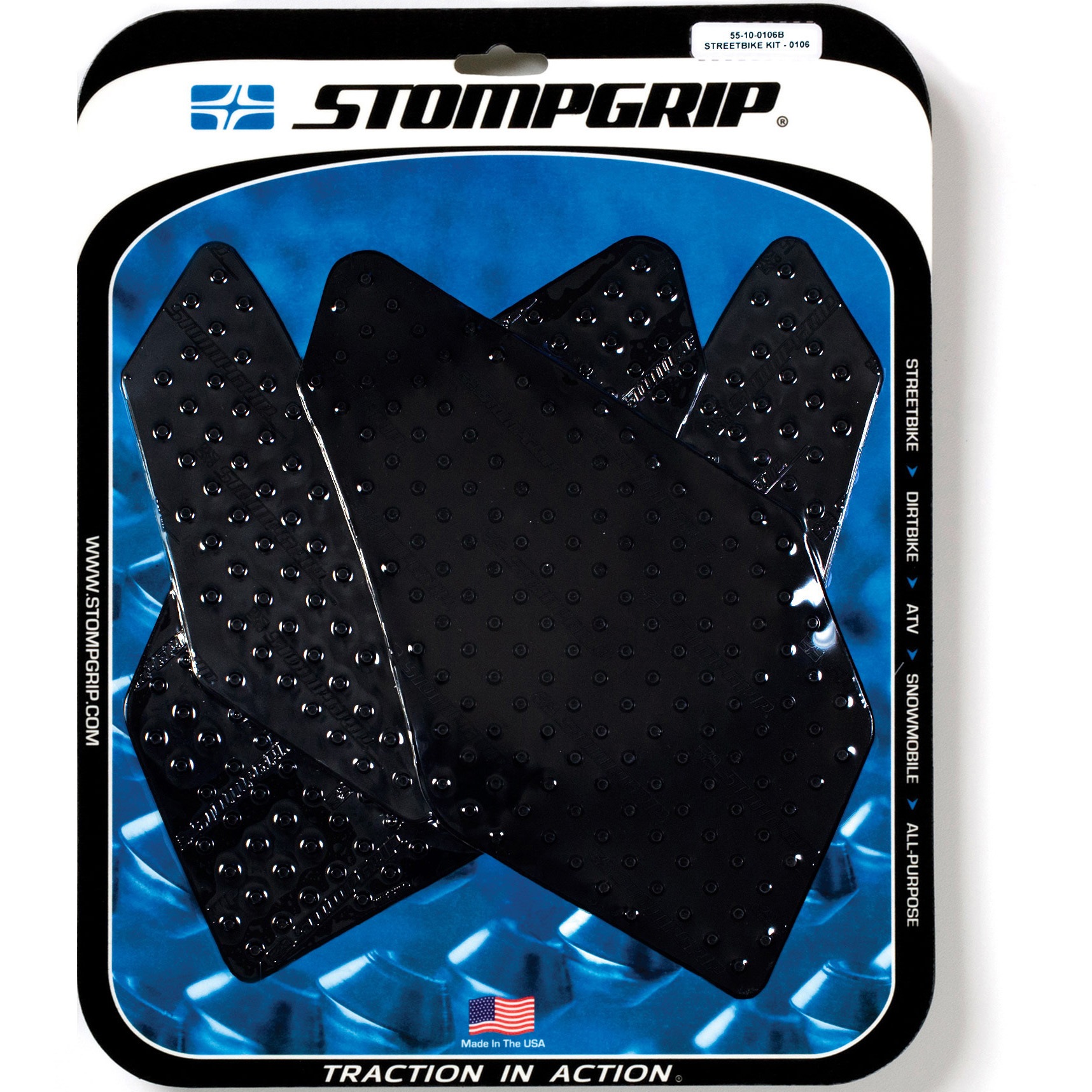 55-10-0106B トラクションパッド STOMPGRIP ブラック色 R1200R 15-17用