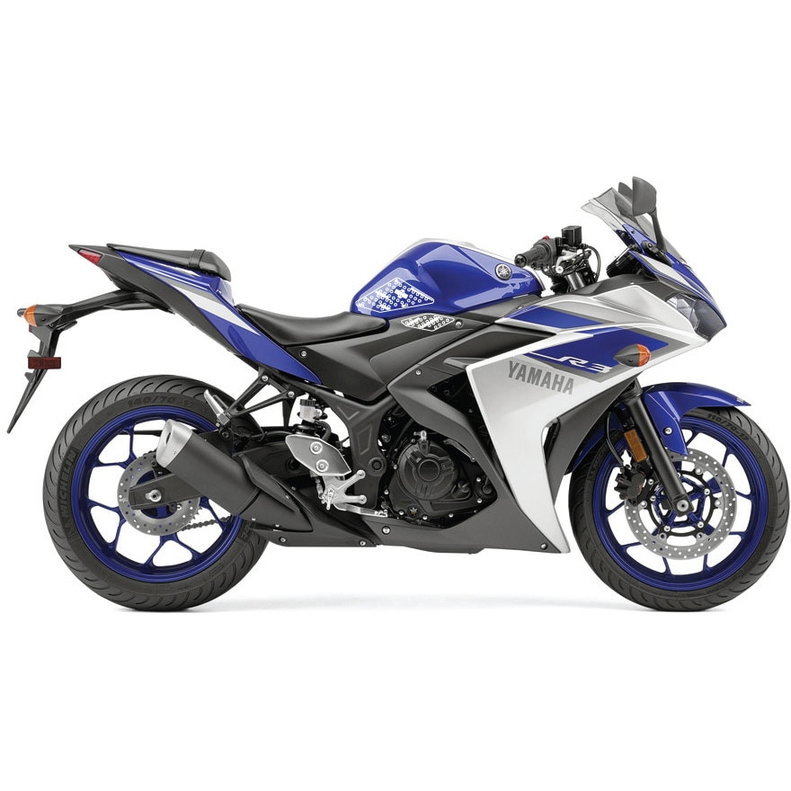 たぐ♡ yzf YZF-R25 YZF-R3 タンクパッド r25 HDRタンクサイドパッド 15-18年