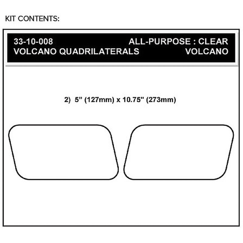 33-10-0008 トラクションパッド STOMPGRIP ユニバーサル(汎用) クリア