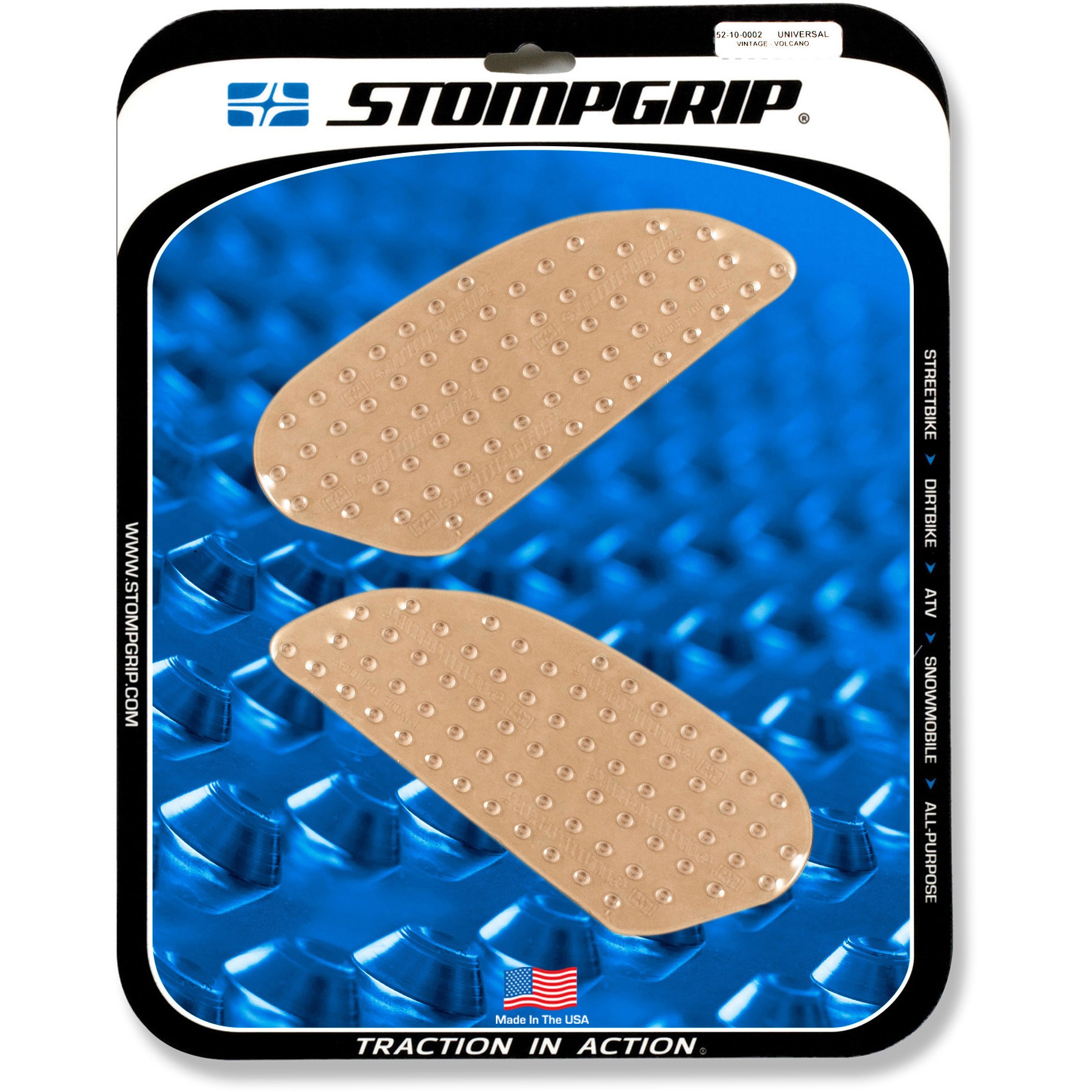 volcanic  2番 52-10-0002 トラクションパッド STOMPGRIP ユニバーサル(汎用) クリア