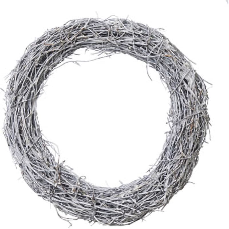 MCY-0257 ホワイトナチュラルリース 1個 横浜ディスプレイミュージアム