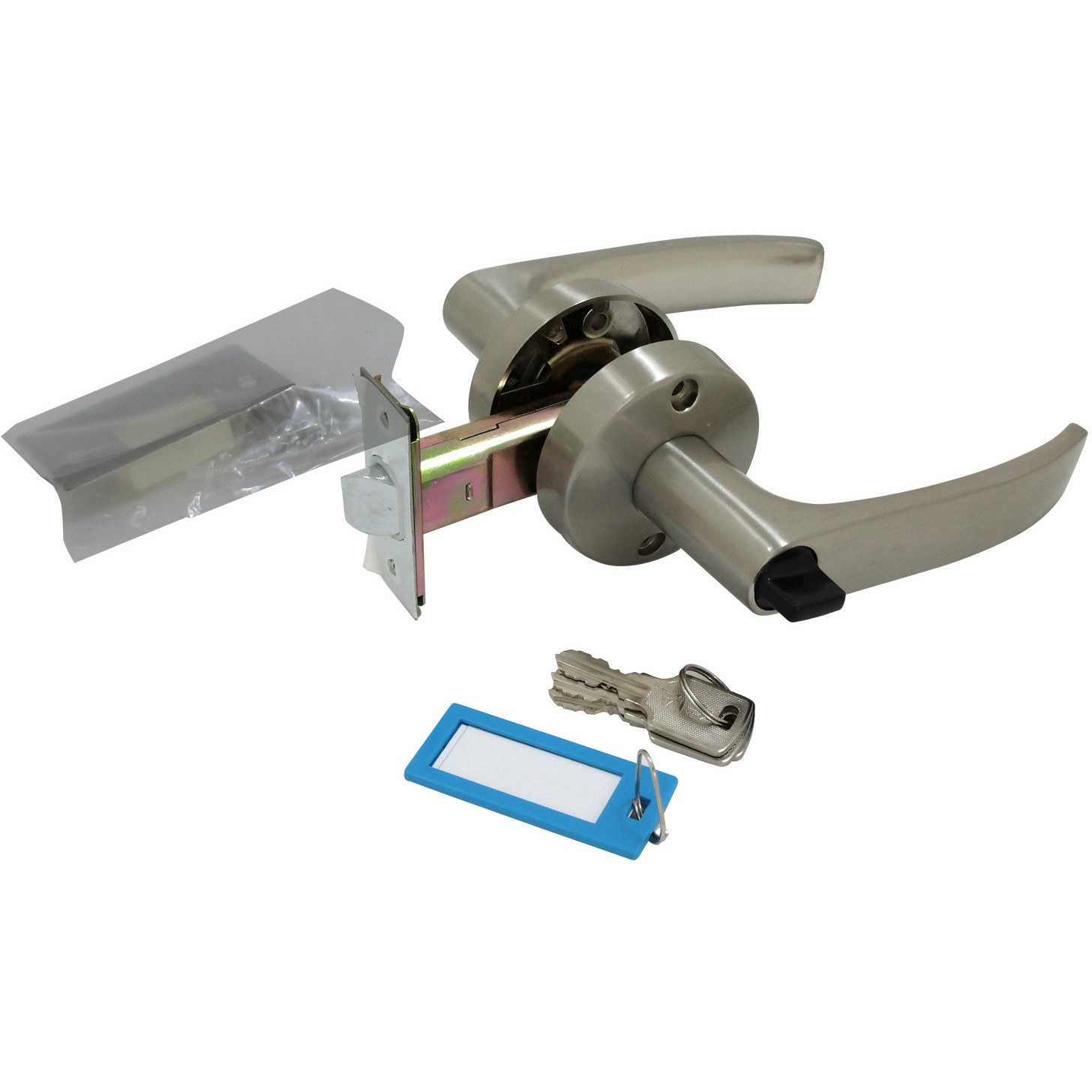 WR-223 間仕切レバー 鍵付 WAKI(和気産業) バックセット60mm適合扉厚30～40mm  WR-223