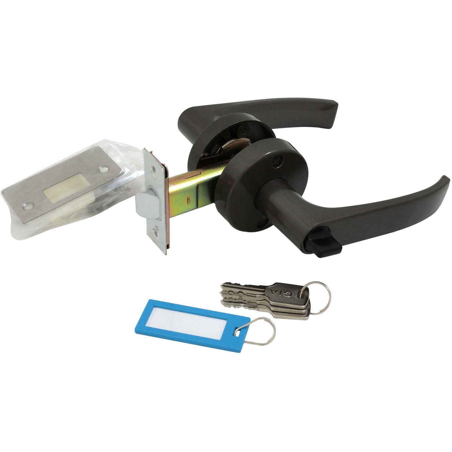 WR-224 間仕切レバー 鍵付 WAKI(和気産業) バックセット60mm適合扉厚30～40mm  WR-224 7,828円