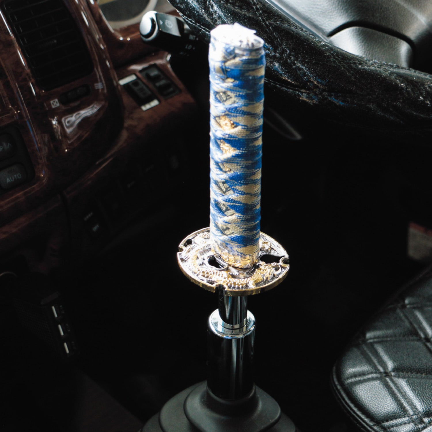 562225 刀シフトノブ JET INOUE(ジェットイノウエ) 政宗ブルー