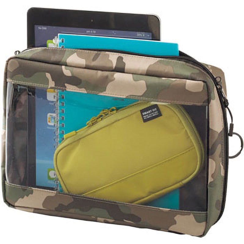 ♡コルガ　収納　ボックス　ポーチ F-7583-24 SMART FIT クリヤーボックスポーチ 1個 リヒトラブ