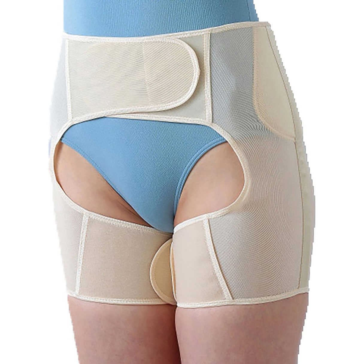 あったか 両足用 ベージュ L～LL うす楽スイスイインナー股関節サポーター DAP 男女兼用 ベージュ色 L～LLサイズ