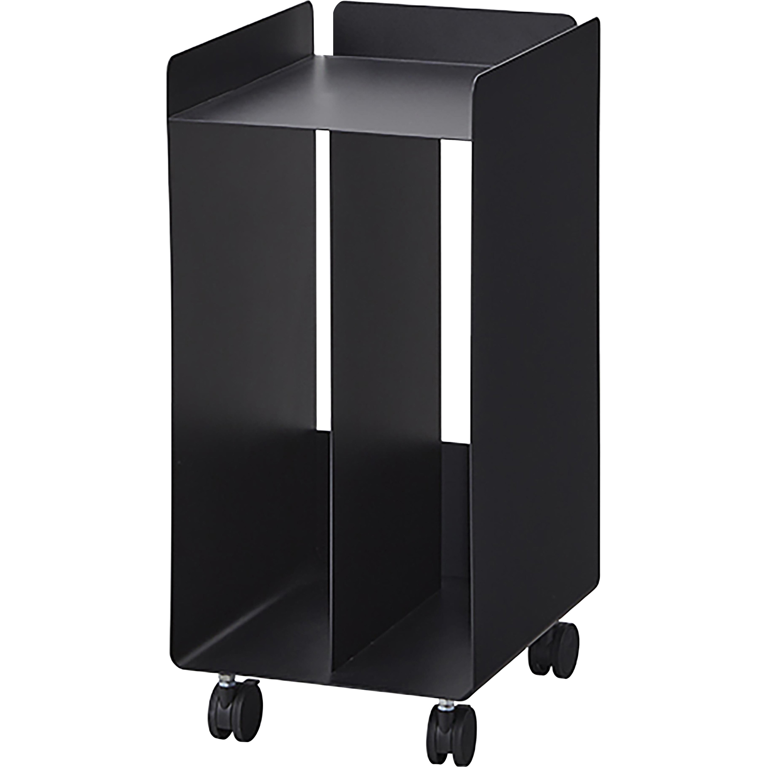 1960 ピアノ下楽譜収納ワゴン タワー 山崎実業 2段 キャスターあり