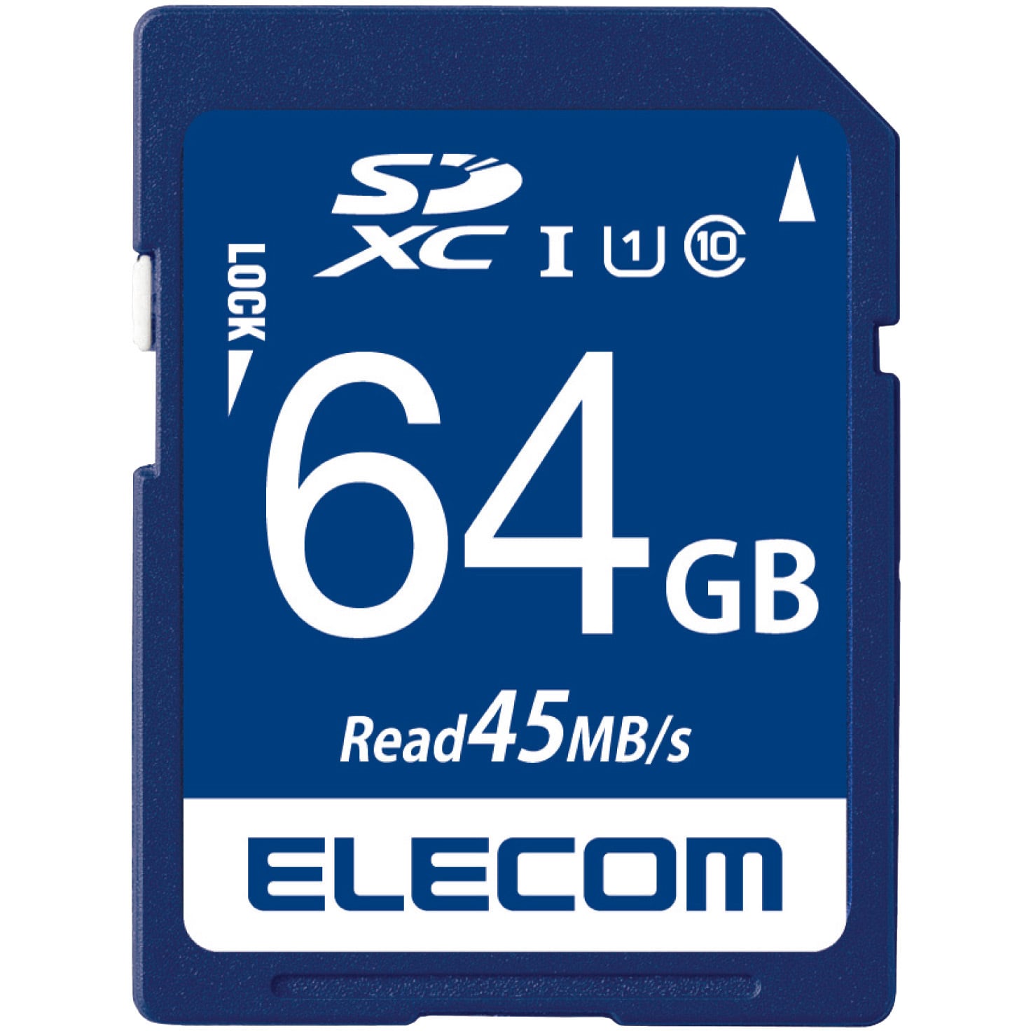 MF-FS064GU11R SDカード UHS-I Class10 読込45MB/s データ復旧サービス メモリーカード エレコム  UHS-Iスピードクラス1 SDXCメモリカード MF-FS064GU11R - 【通販モノタロウ】