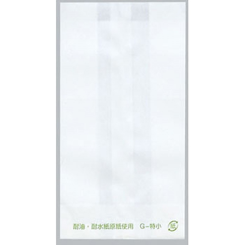 0200921 ニュー耐油・耐水紙袋 平袋 福助工業 特小サイズ 1箱(4000枚)