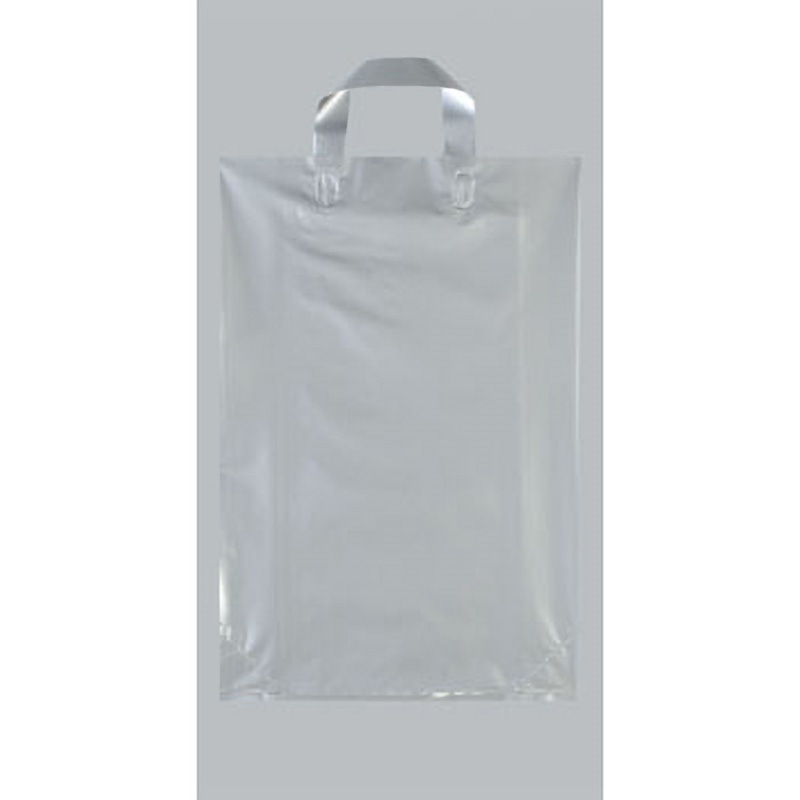 0448915 カルチャーバッグ規格品(Lタイプ) 福助工業 ループ 500枚入 シルバー色 中サイズ