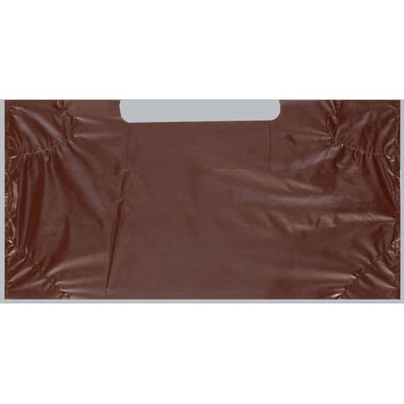 0488674 キャリーバッグ ブラウン 福助工業 1000枚入 ブラウン No.40色