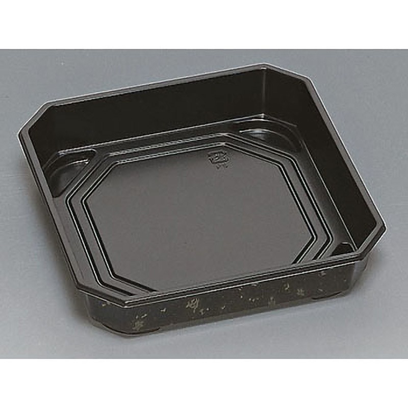 0579424 折箱容器 紗綾 福助工業 黒色 種別R-70H 金箔  1箱(300枚)