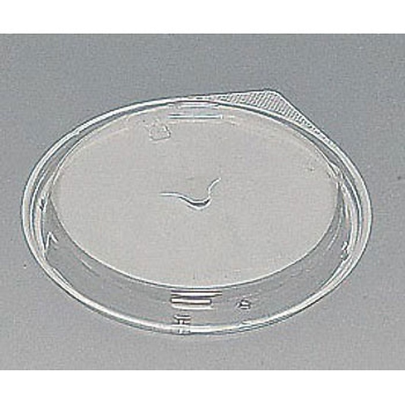 0581259 弁当容器 LA 福助工業 種別22 中蓋 有穴 透明色  1箱(600枚)