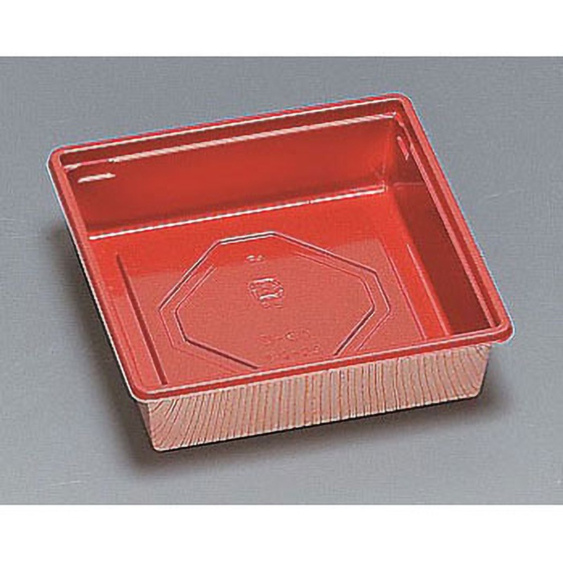 0593966 折箱容器 富久折 本体 木目 福助工業 赤色 種別D-60 木目  1箱(1200枚)