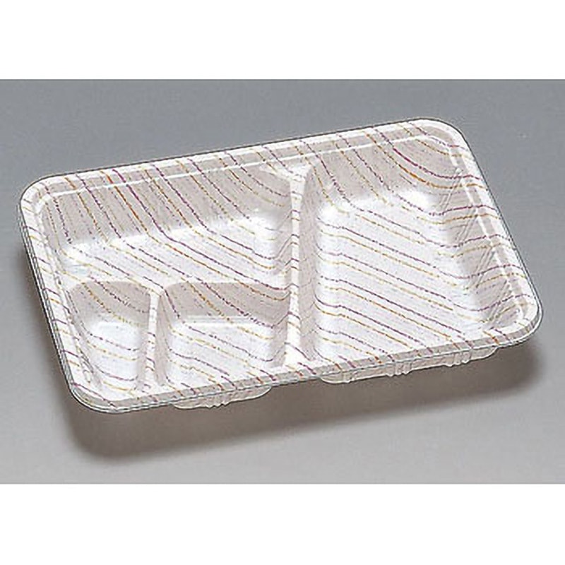 0576433 弁当容器LC 蓋付 福助工業 耐油性 種別LC-623 ハーモニー 白色  1箱(600枚)