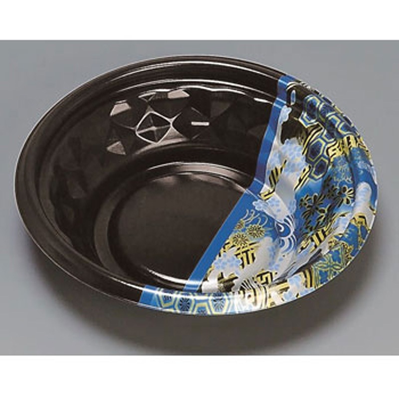 0723053 丼容器 福丸丼 福助工業 本体 種別180H ひとえ青  1箱(600枚)