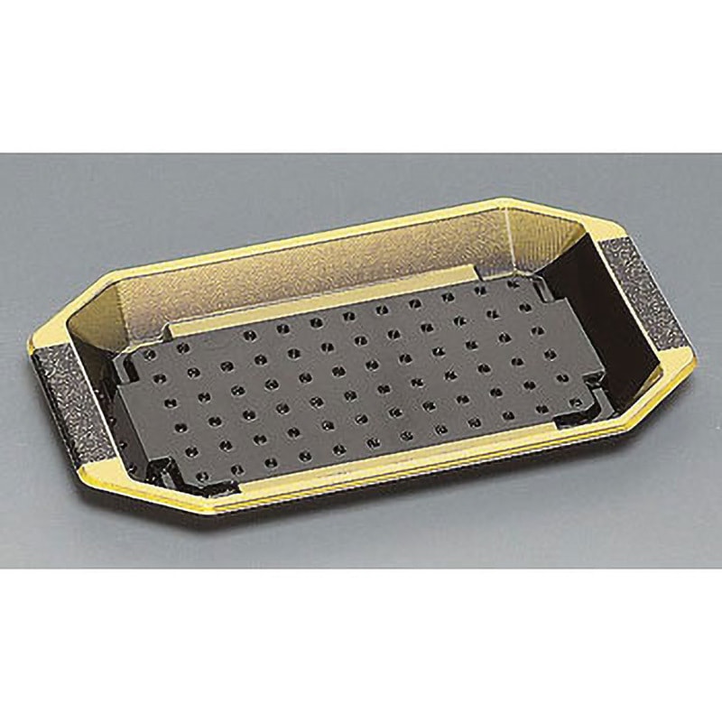 0515515 寿司容器和皿 本体 黒天 福助工業 種別10H(黒天金)  1箱(600枚) 26,980円