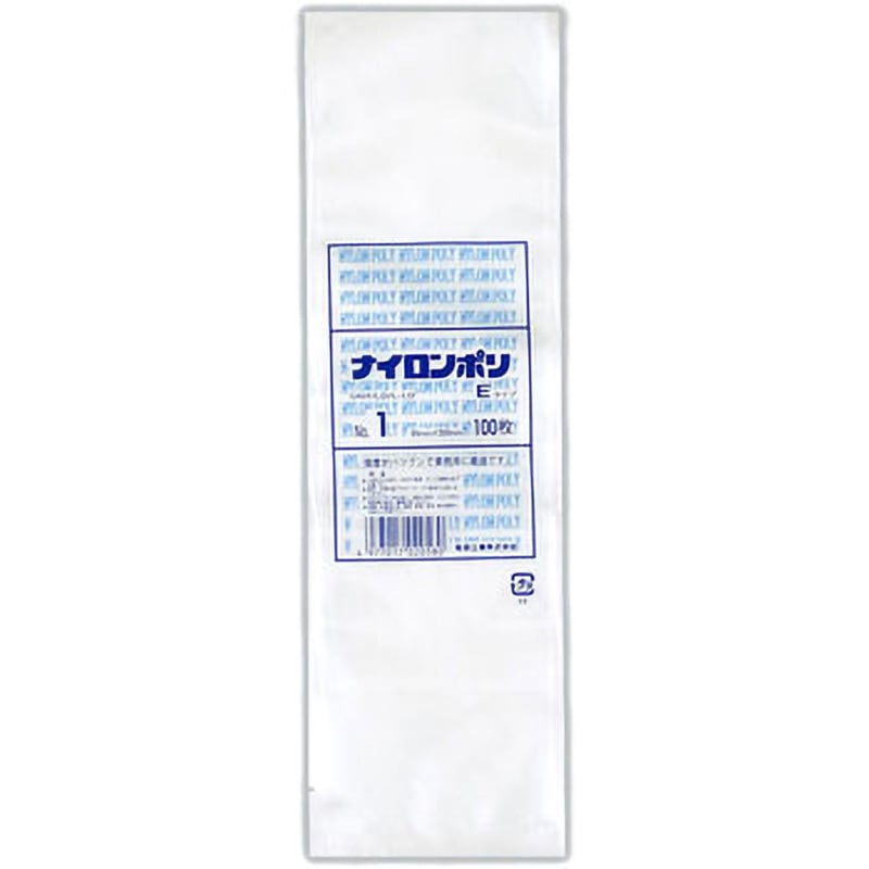 0703001 ナイロンポリ Eタイプ規格袋 福助工業 サイズNo.1 1箱(4000枚)