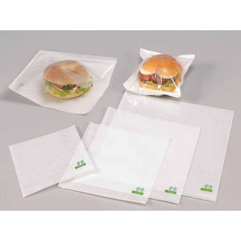 耐油袋　ハーフクリアパック　惣菜テイクアウト袋　中　4000枚　0569615　ケース販売　取り寄せ品　福助工業 0569615 ハーフクリアパック 惣菜テイクアウト袋 1箱(4000枚) 福助工業