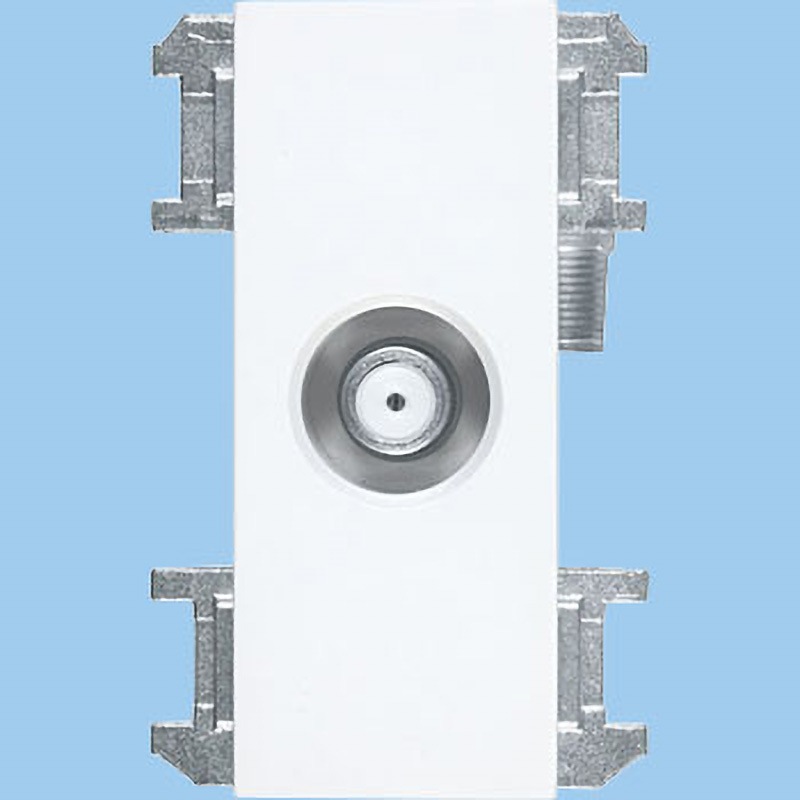 DXアンテナ　壁面TV端子　WU7F2S 20個入 WU7F2S 壁面テレビ端子1端子形(フィルター付)【2K・4K・8K対応】 1個