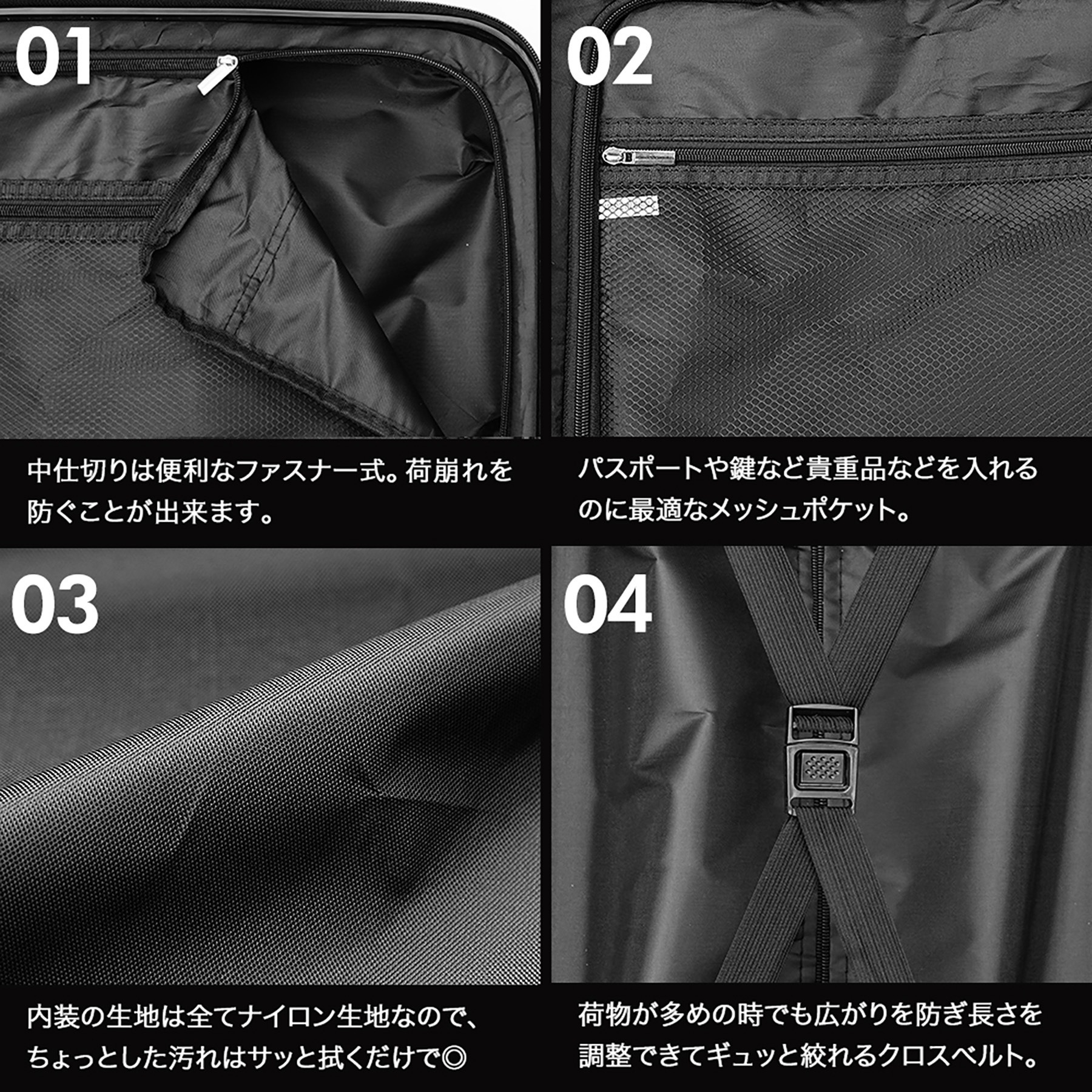 S/YELLOW TABI LIGHT WEIGHT GUARDIA スーツケース SMLスリーサイズ