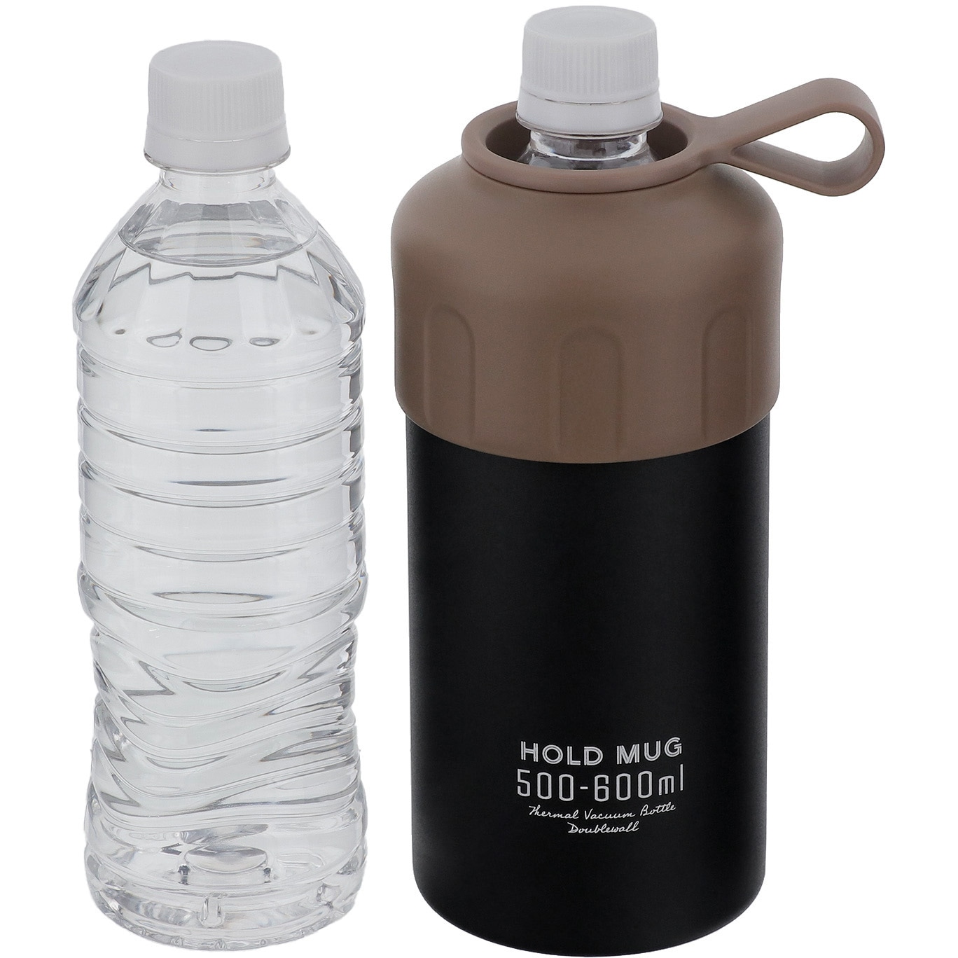 NQ-0342 ステンレス製ペットボトルホルダー ベストコ ブラック色