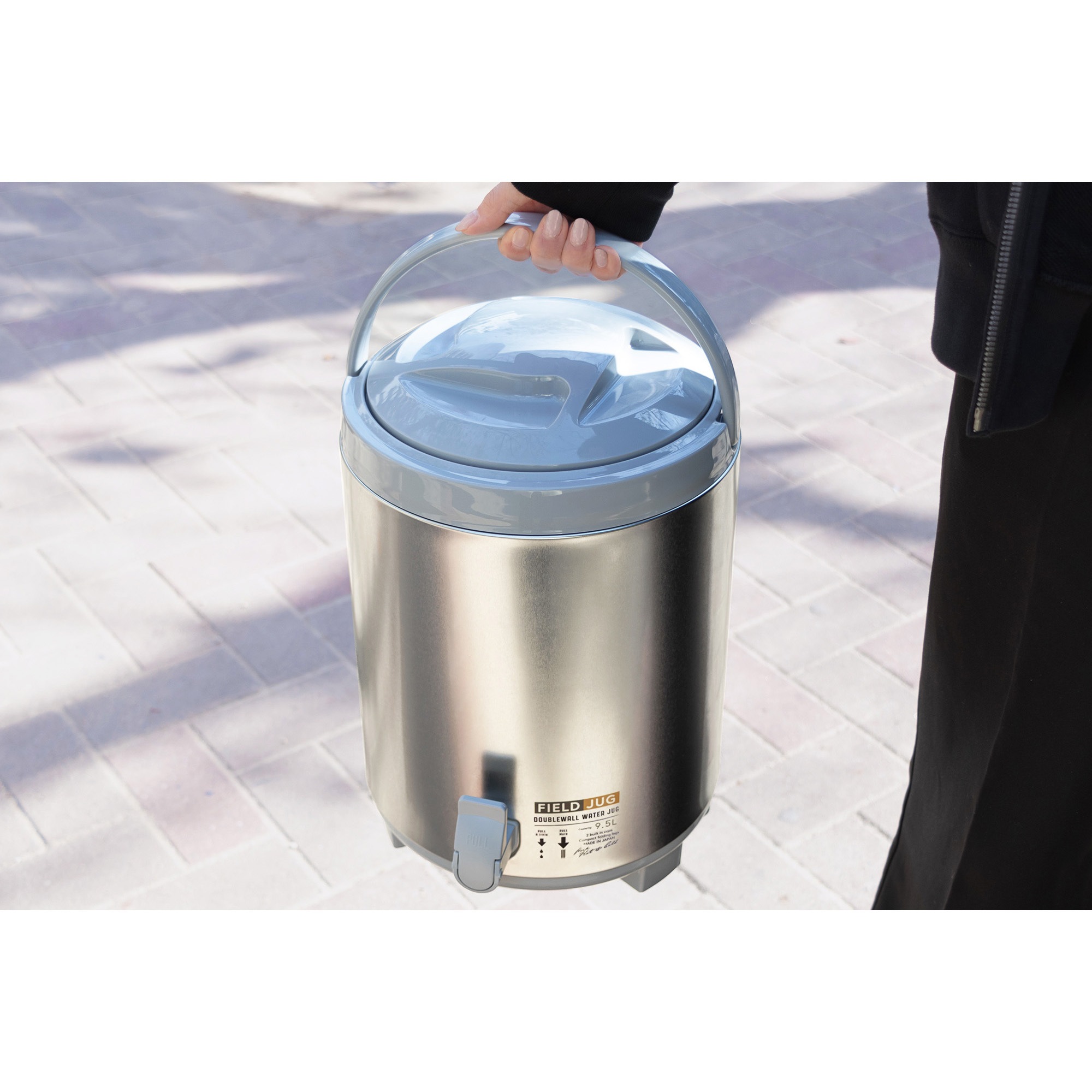 MA-1923 ウォータージャグ ベストコ シルバー色 質量1700g 容量9.5L 寸法245×276×364mm 1個 MA-1923 -  【通販モノタロウ】