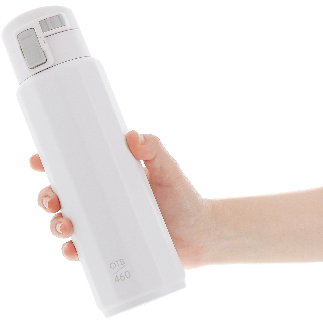 NM-344 ポリゴーンヌ ワンタッチボトル ベストコ ホワイト色 容量460mL