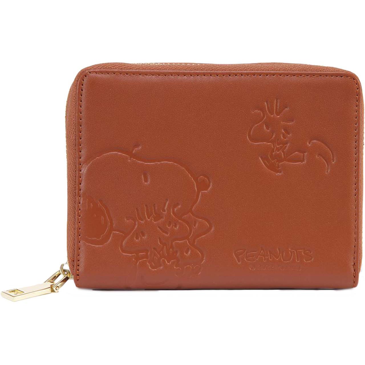 SNP002 キヤメル スヌーピー 本革 カードケース 最大32枚収納 ジャバラ式 札入れ 小銭入れポケット付き 1個 山佐時計計器 【通販モノタロウ】