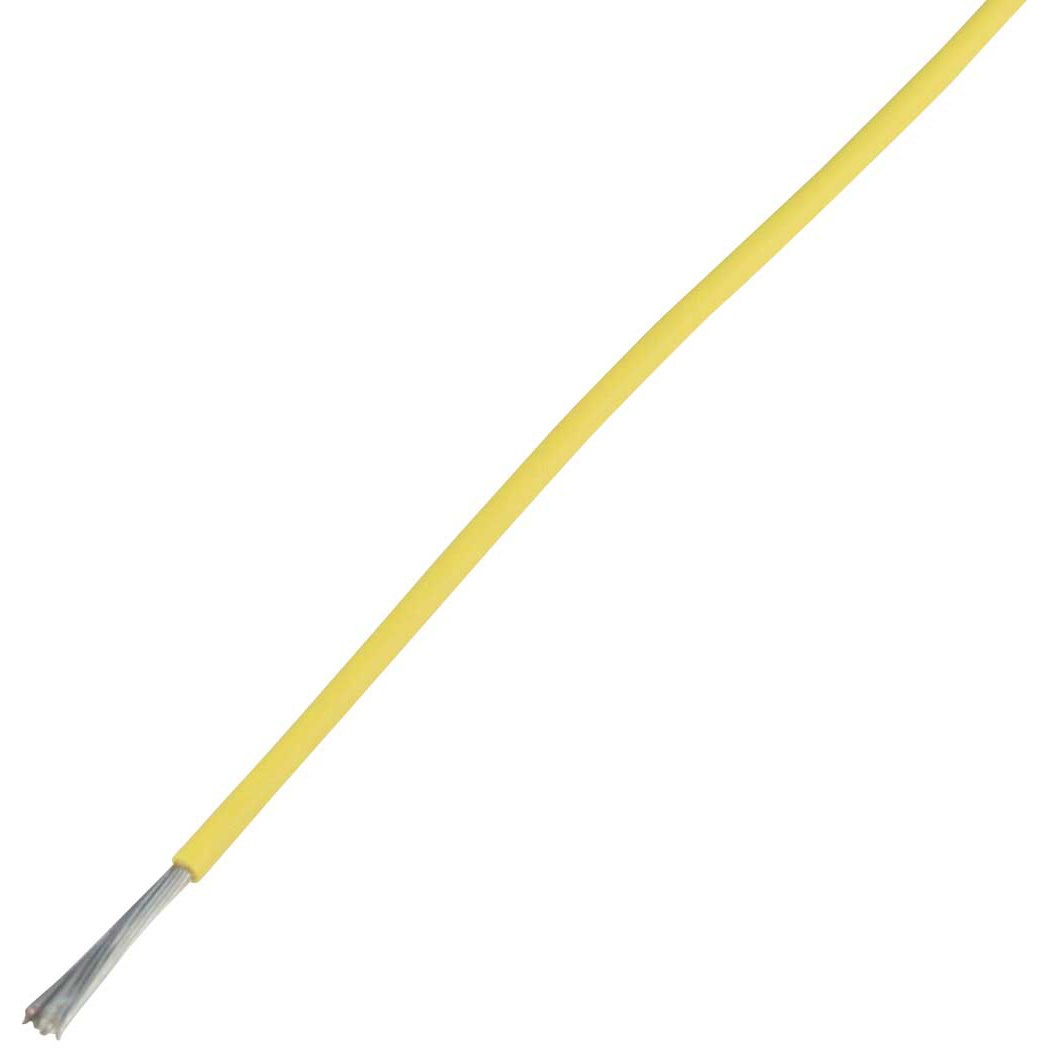UL3265 AWG24<YL> UL難燃架橋ポリエチレン絶縁電線 UL3265 協和ハーモネット 150V 黄色  1巻