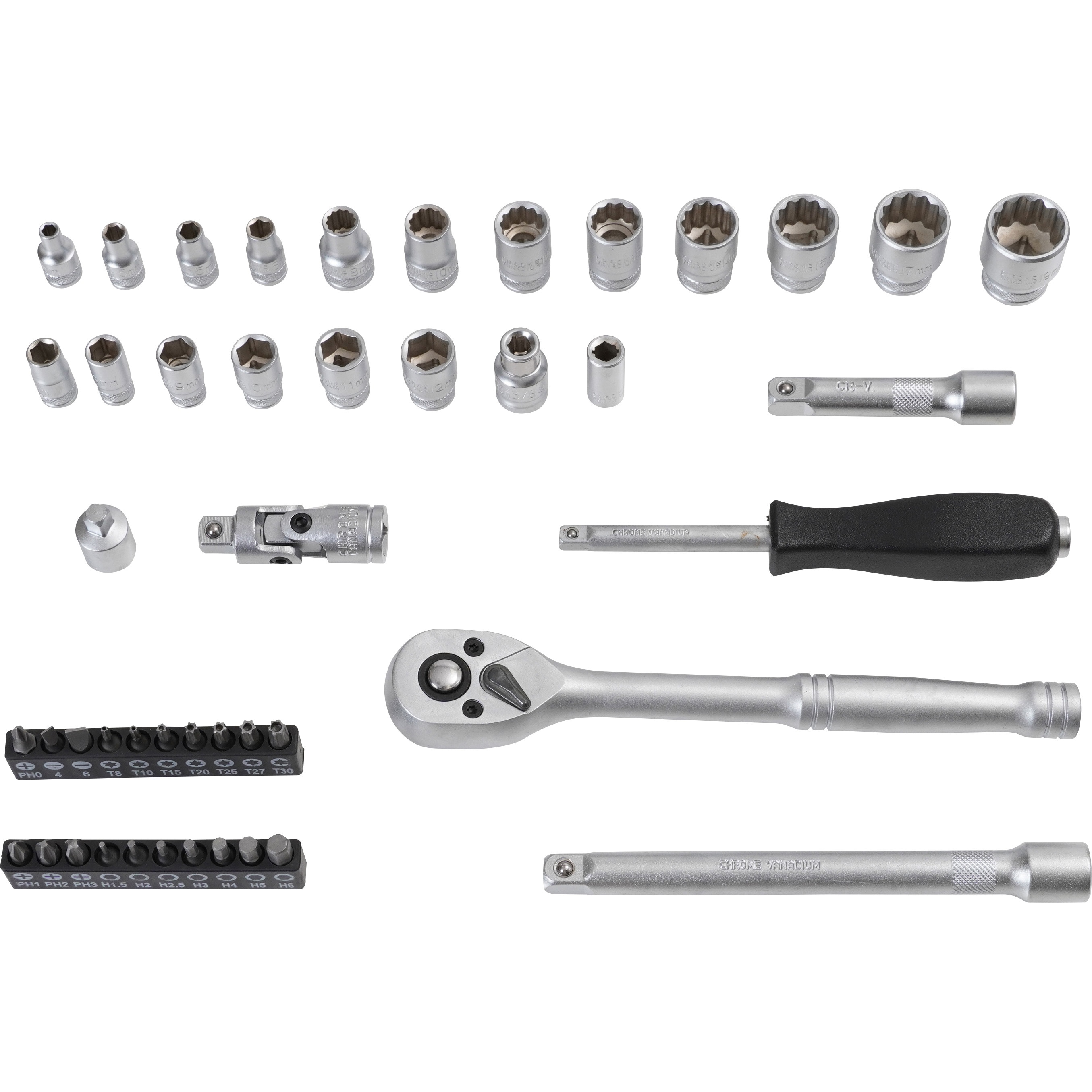 Mono007 ソケットレンチ セット 46PCS モノタロウ 1セット(46点組