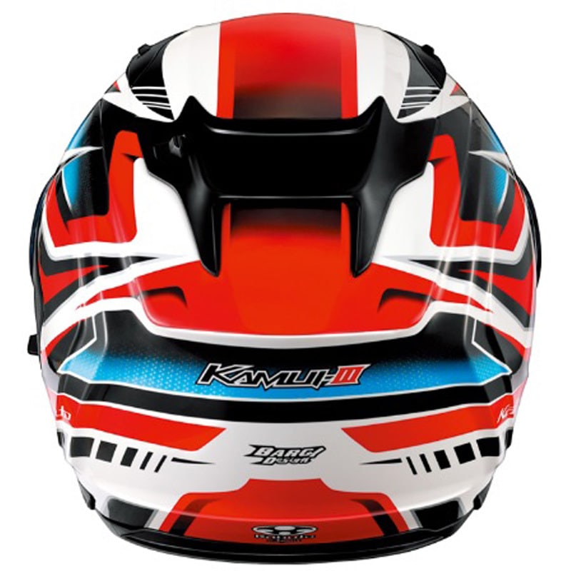 KAMUI 3 ACROBAT OGK KABUTO(オージーケーカブト) ホワイトレッド色 XS