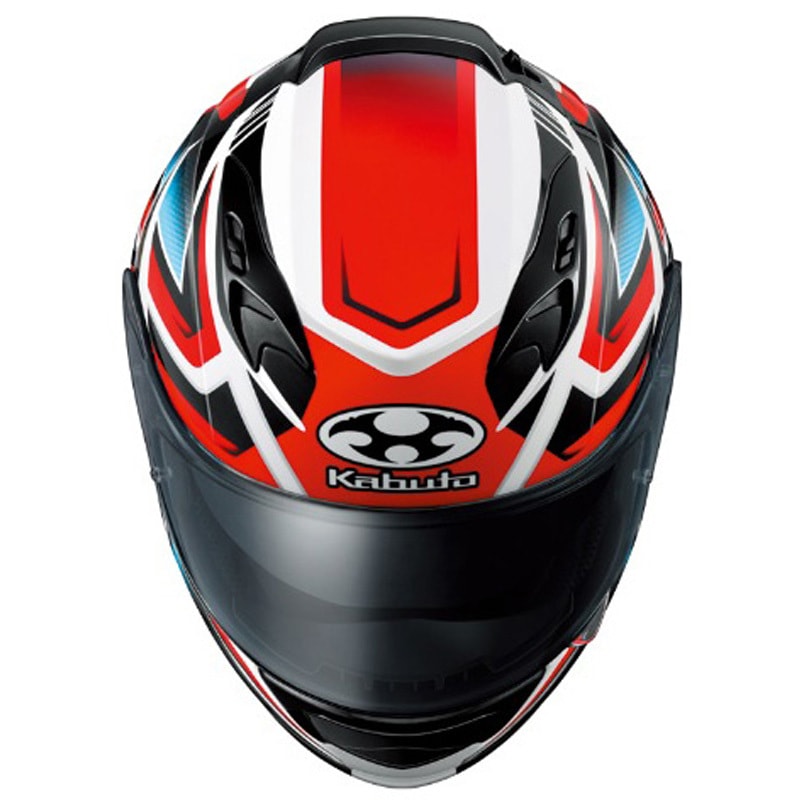 KAMUI 3 ACROBAT OGK KABUTO(オージーケーカブト) ホワイトレッド色 XS