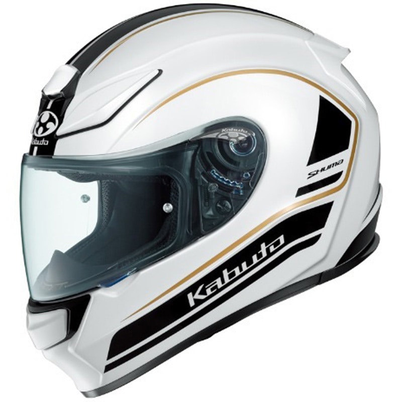 SHUMA NOVA OGK KABUTO パールホワイトブラック色 L