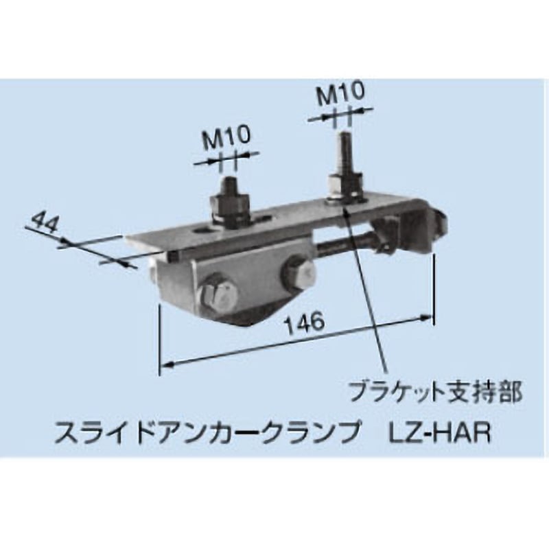 LZ-HAR スライドアンカークランプ 1個 PROTERIAL(プロテリアル) 【通販モノタロウ】