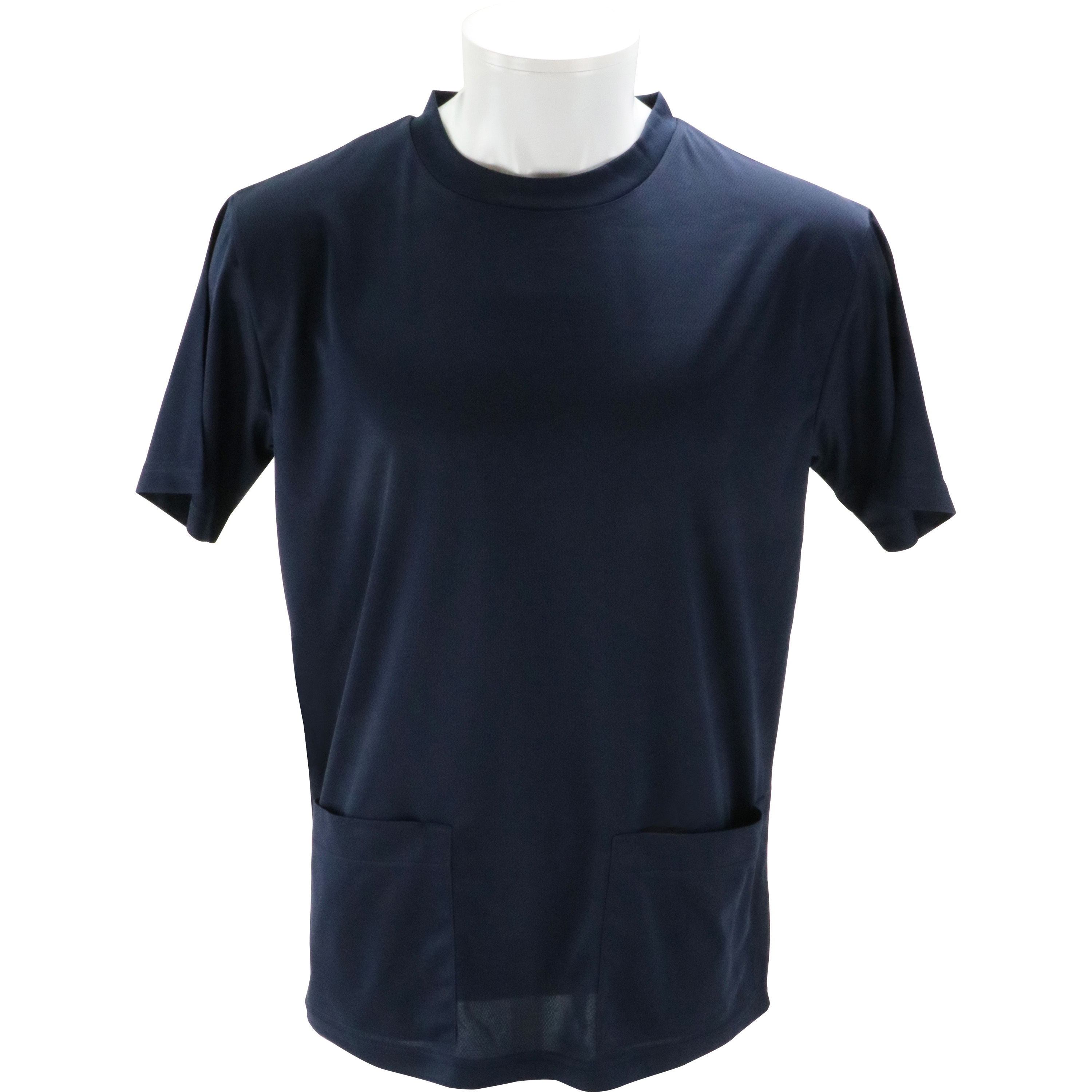 521922-NVY-L ポケット付き半袖Tシャツ SK11 ネイビー色 サイズL 